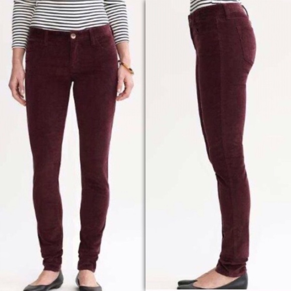 Banana Republic maroon corduroys